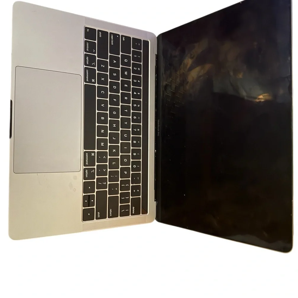 Silver Laptop with Black Keyboard